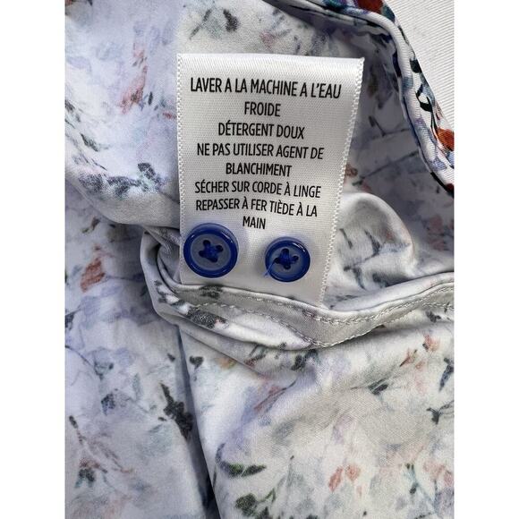 NWT Robert Graham Abstract Print Print Long Sleeve Shirt Stretch Sz XL $198 - Picture 7 of 11